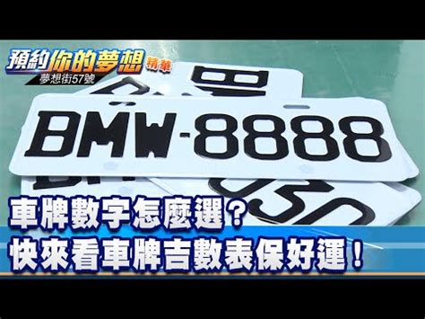 車牌兇吉|車牌吉數查詢：你的車牌號碼帶來好運了嗎？ 